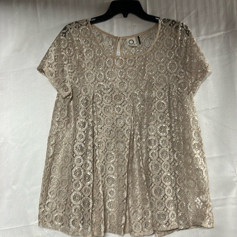 Anthro Akemi + Kin Large beautiful sheer shirt